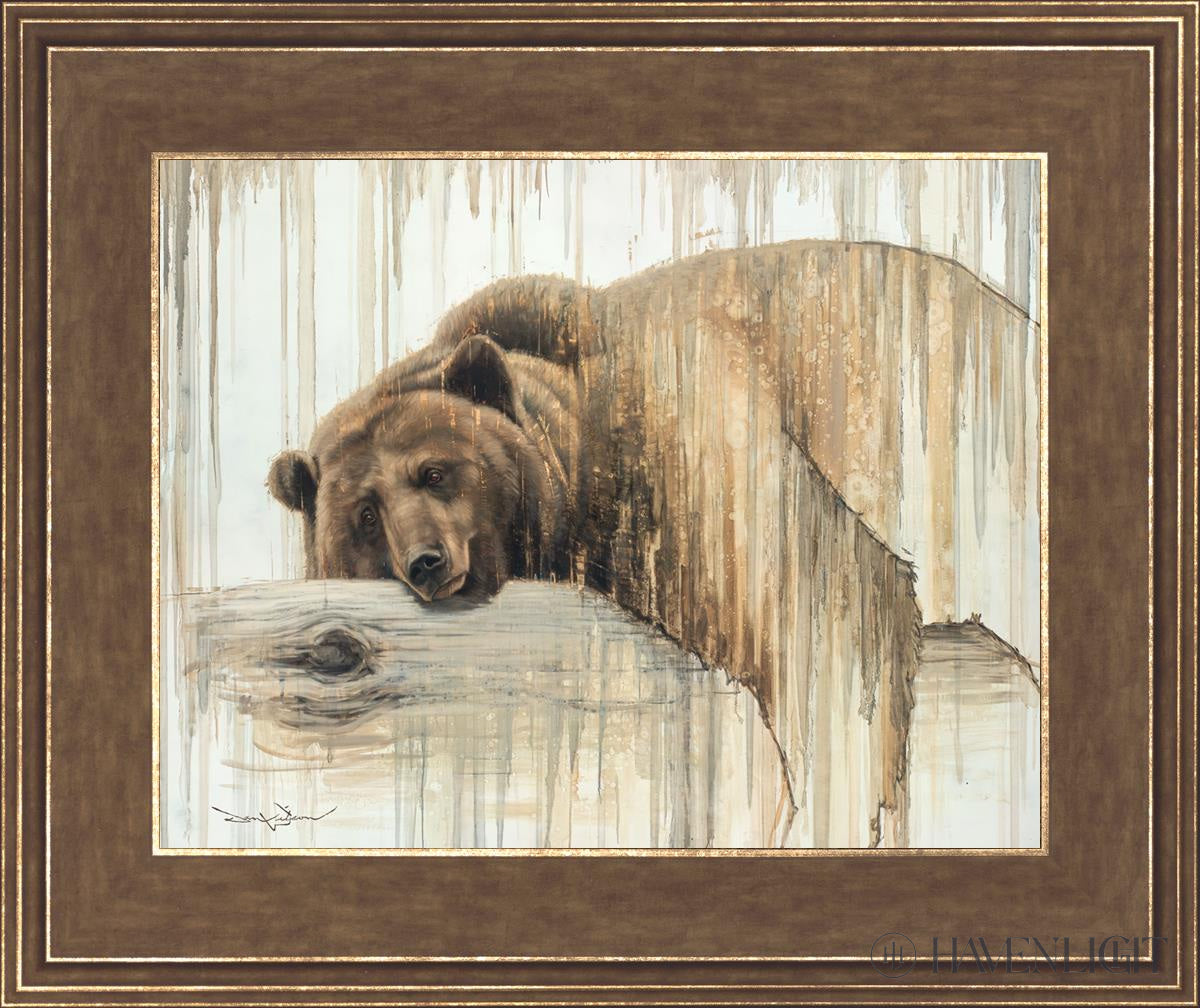Nap Time Open Edition Print / 14 X 11 Gold 18 3/4 15 Art