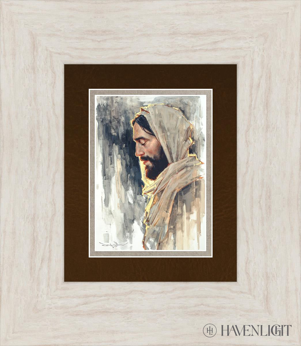 Not My Will But Thine Open Edition Print / 5 X 7 Ivory 13 1/2 15 Art