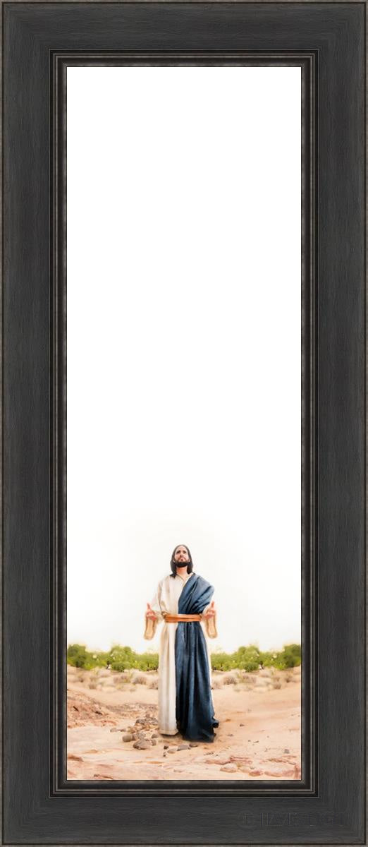 Oh Father Open Edition Canvas / 12 X 36 Black 18 1/2 42 Art