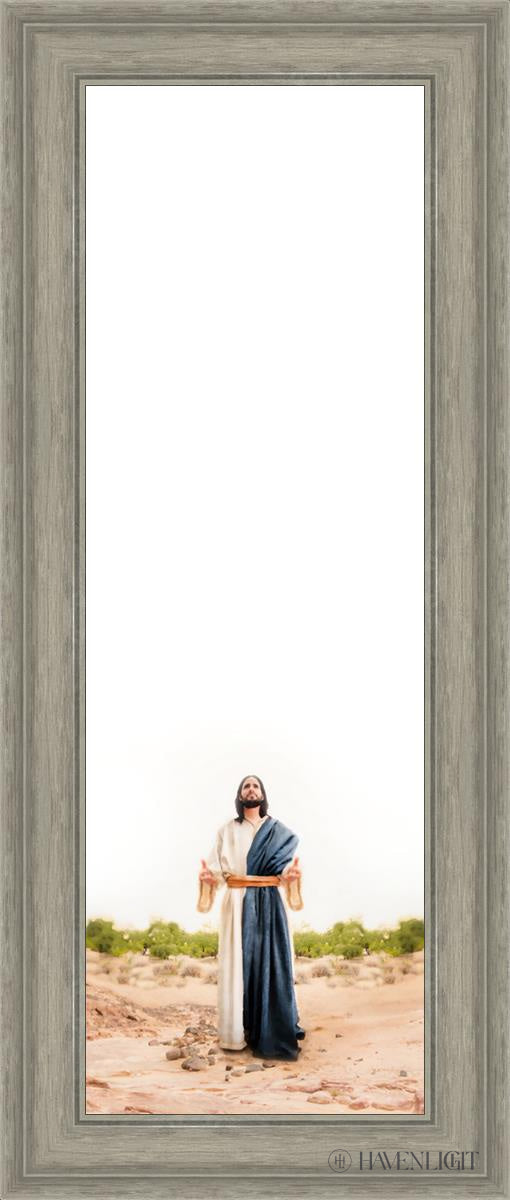 Oh Father Open Edition Canvas / 12 X 36 Gray 17 3/4 41 Art