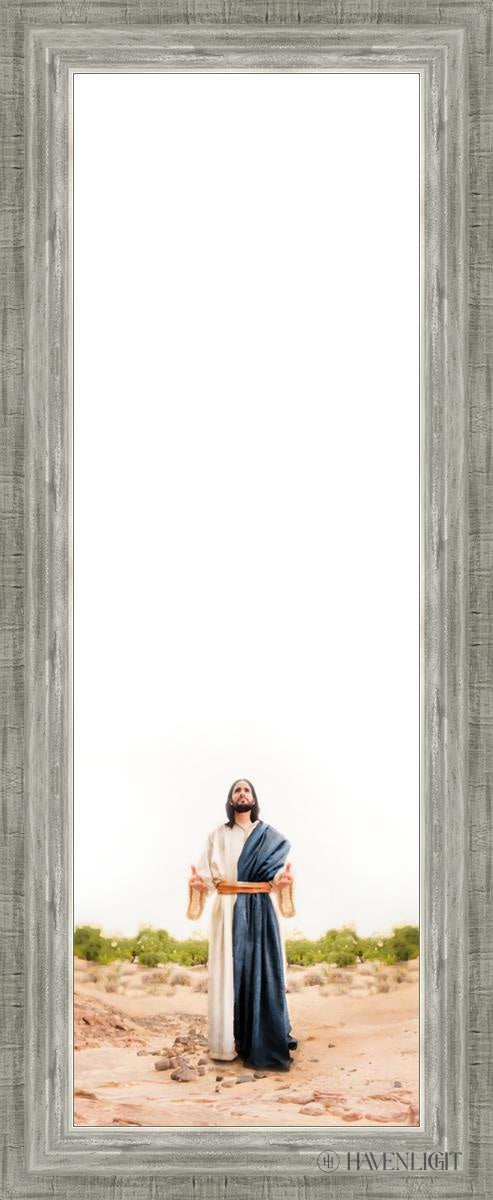 Oh Father Open Edition Canvas / 12 X 36 Silver 16 3/4 40 Art