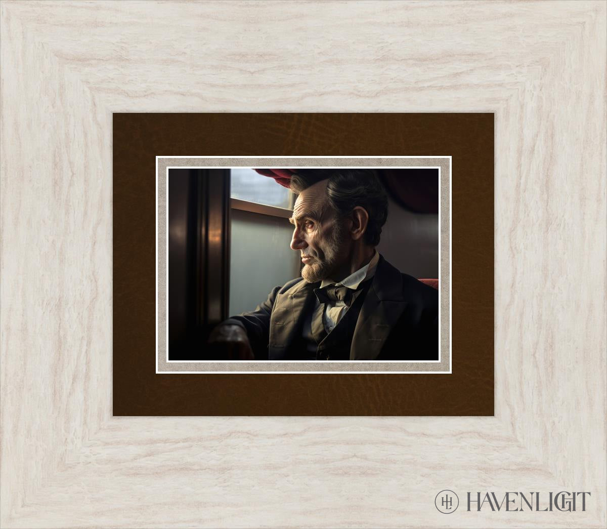 On The Train To Gettysburg Open Edition Print / 7 X 5 Ivory 15 1/2 13 Art