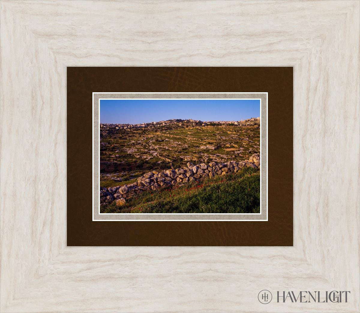 Plate 1 - Bethlehem In Early Spring Open Edition Print / 7 X 5 Ivory 15 1/2 13 Art