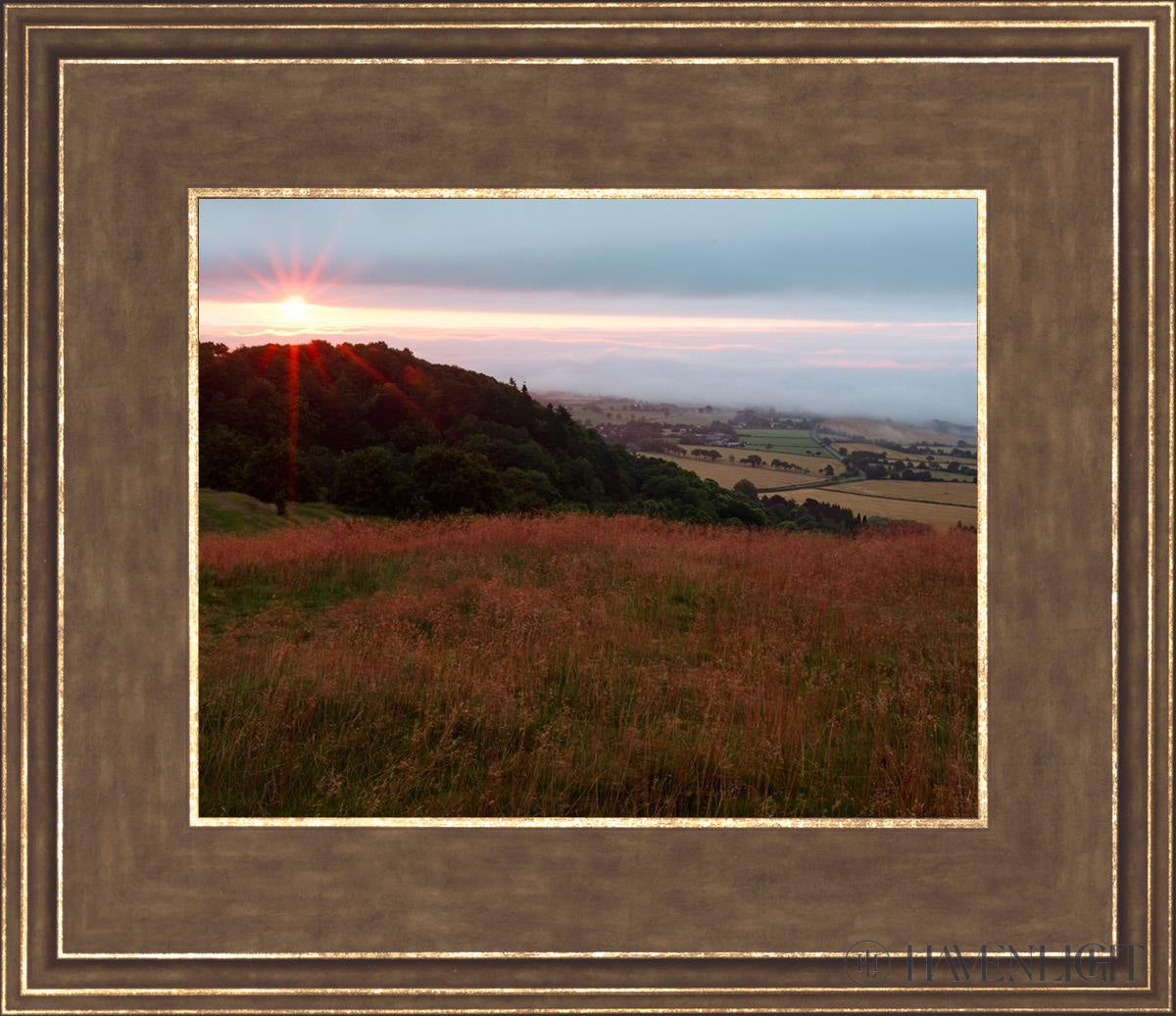 Plate 1 - Malvern Hill Of Prayer Open Edition Print / 10 X 8 Gold 14 3/4 12 Art