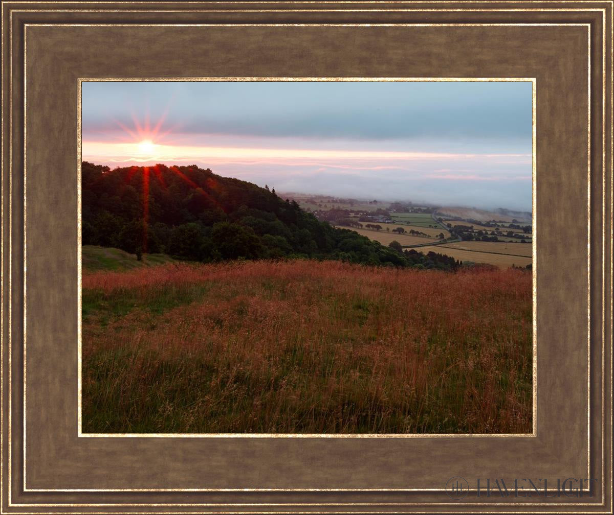 Plate 1 - Malvern Hill Of Prayer Open Edition Print / 14 X 11 Gold 18 3/4 15 Art