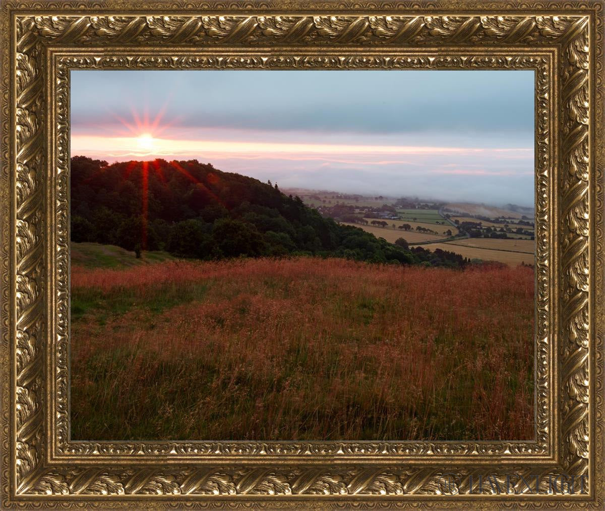 Plate 1 - Malvern Hill Of Prayer Open Edition Print / 20 X 16 Gold 25 3/4 21 Art