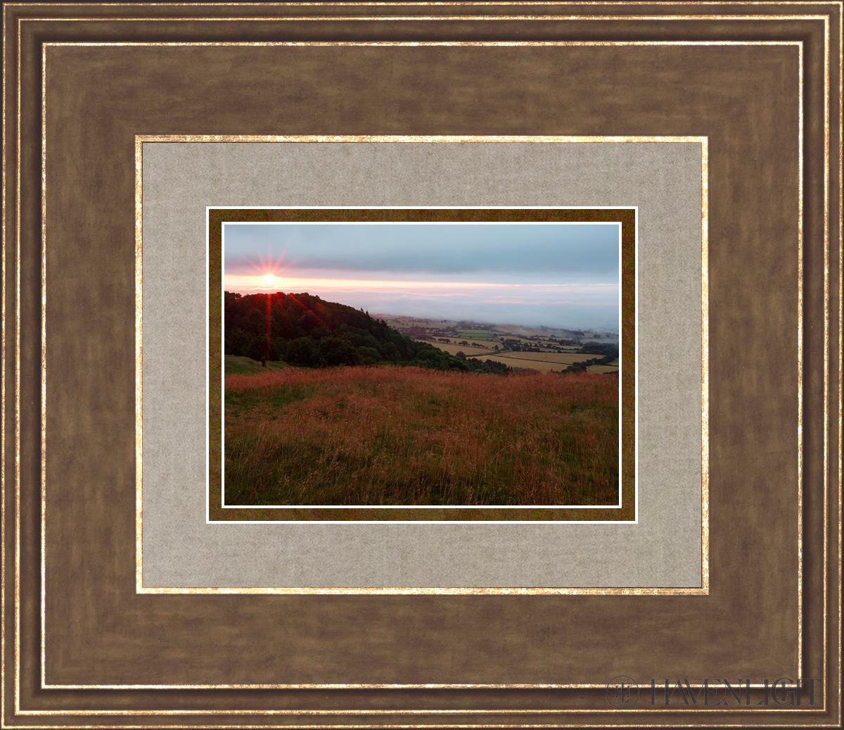 Plate 1 - Malvern Hill Of Prayer Open Edition Print / 7 X 5 Gold 14 3/4 12 Art