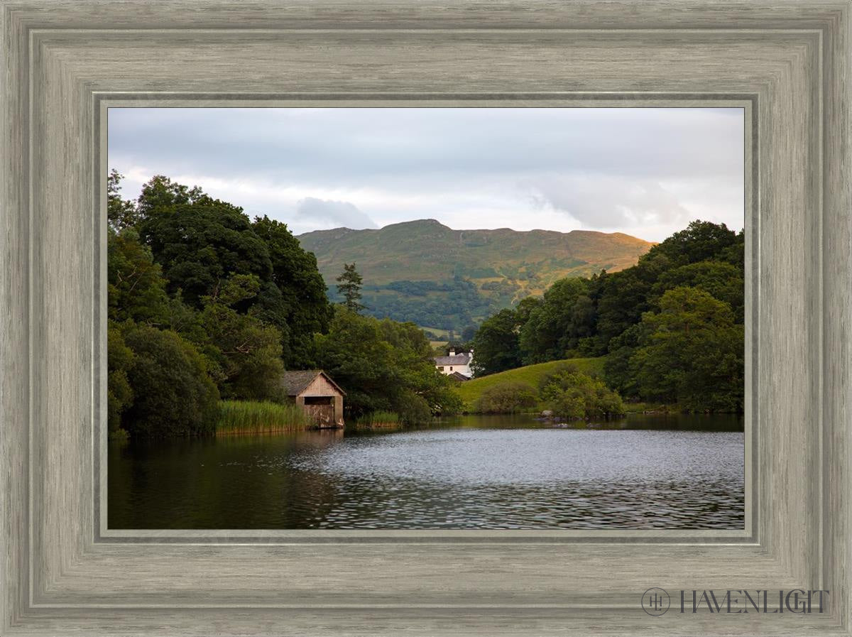 Plate 1 - Rydal Water Cottage Open Edition Canvas / 18 X 12 Gray 23 3/4 17 Art