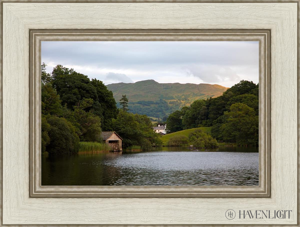 Plate 1 - Rydal Water Cottage Open Edition Canvas / 18 X 12 Ivory 24 1/2 Art