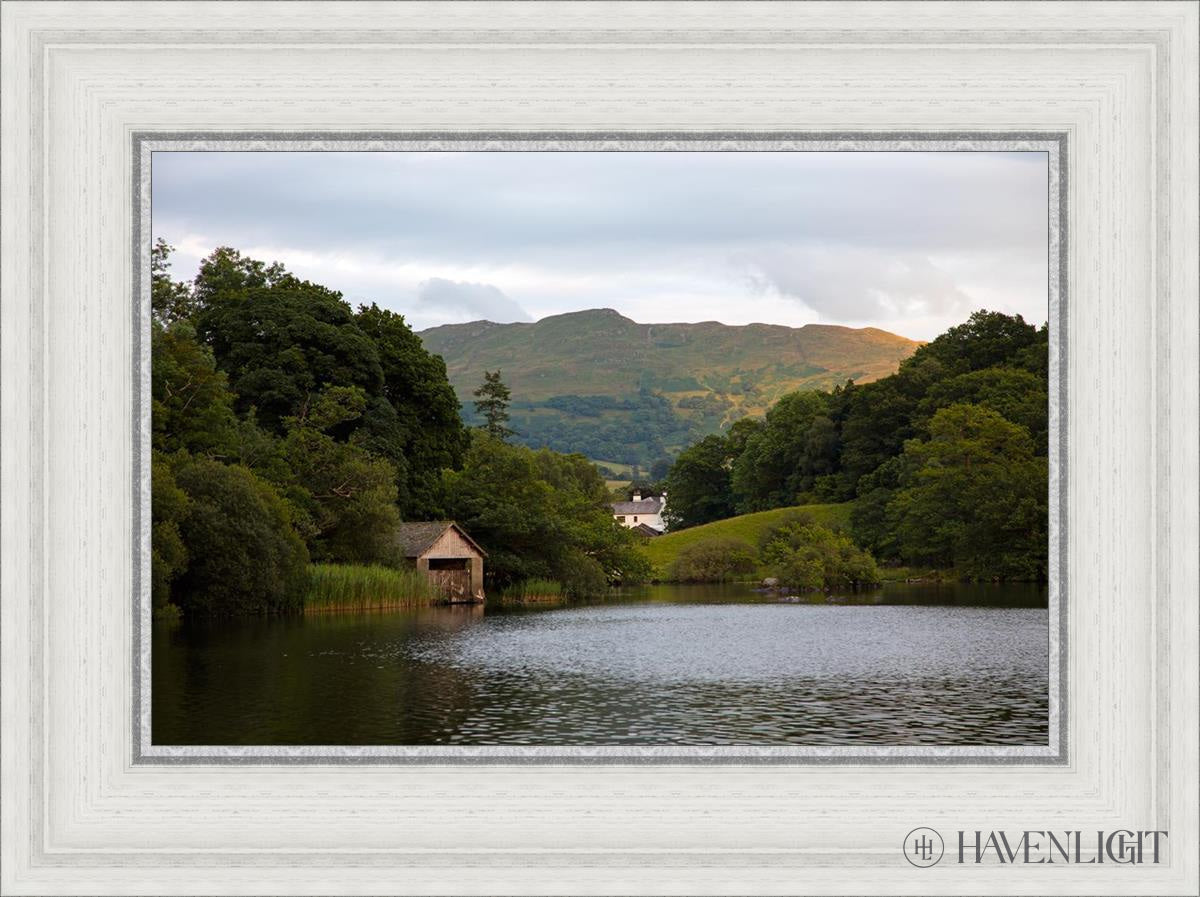Plate 1 - Rydal Water Cottage Open Edition Canvas / 18 X 12 White 23 3/4 17 Art