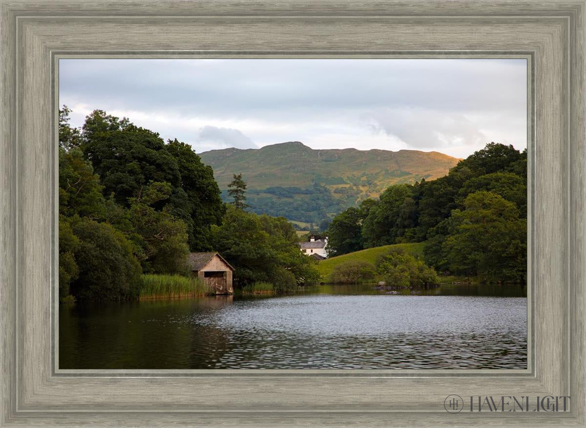 Plate 1 - Rydal Water Cottage Open Edition Canvas / 24 X 16 Gray 29 3/4 21 Art