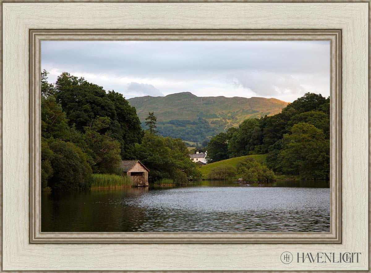 Plate 1 - Rydal Water Cottage Open Edition Canvas / 24 X 16 Ivory 30 1/2 22 Art