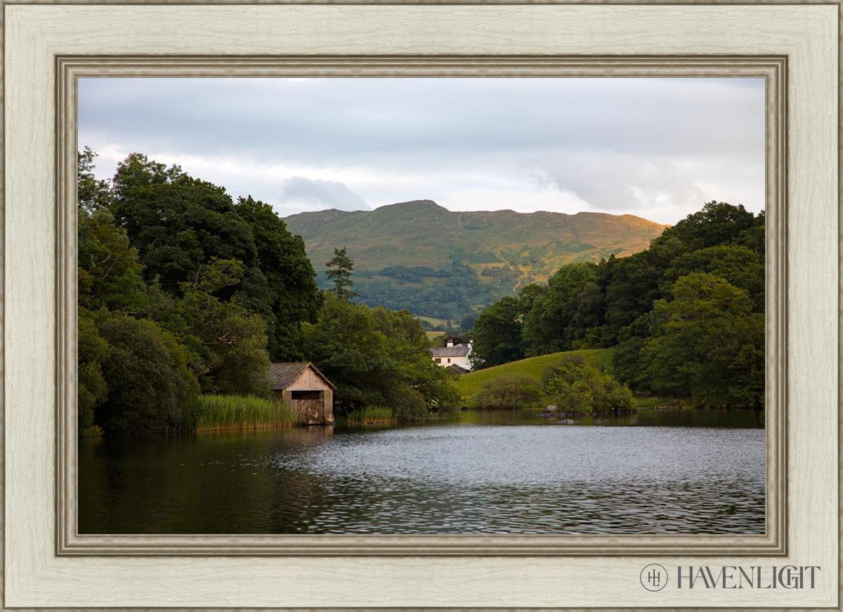 Plate 1 - Rydal Water Cottage Open Edition Canvas / 30 X 20 Ivory 36 1/2 26 Art