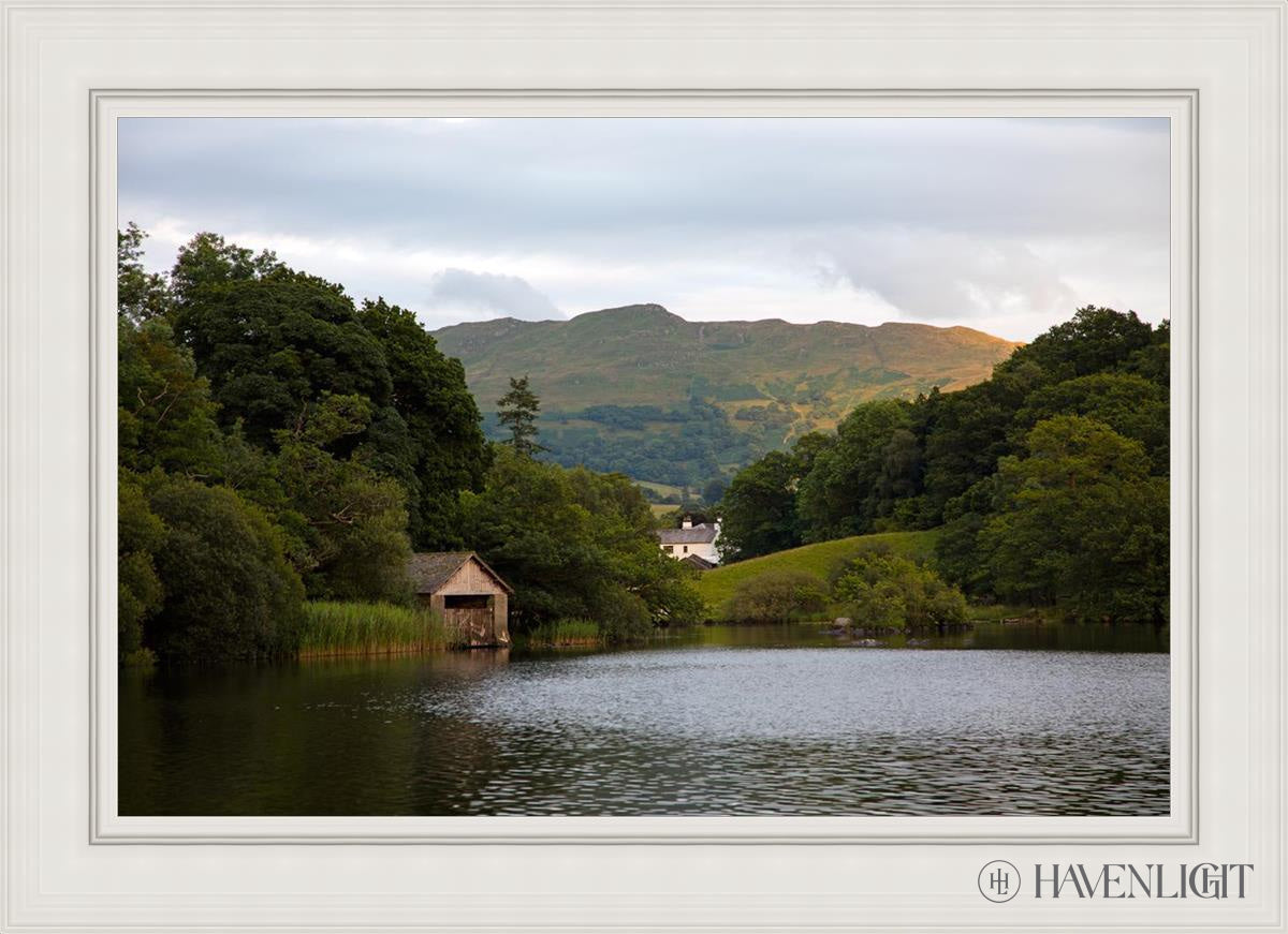 Plate 1 - Rydal Water Cottage Open Edition Canvas / 36 X 24 White 43 3/4 31 Art