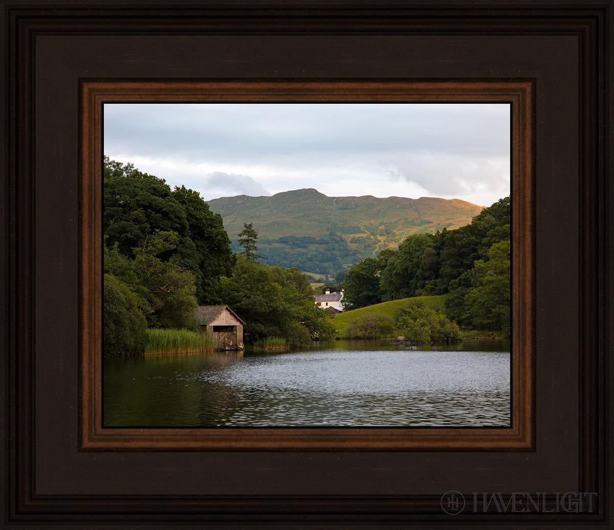 Plate 1 - Rydal Water Cottage Open Edition Print / 10 X 8 Brown 14 3/4 12 Art