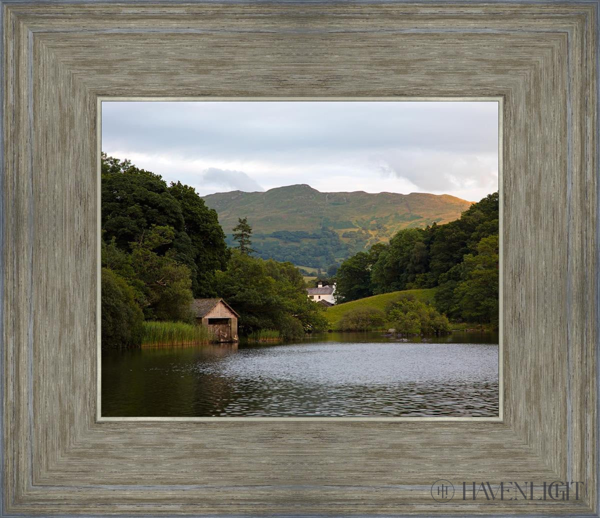 Plate 1 - Rydal Water Cottage Open Edition Print / 10 X 8 Gray 14 3/4 12 Art