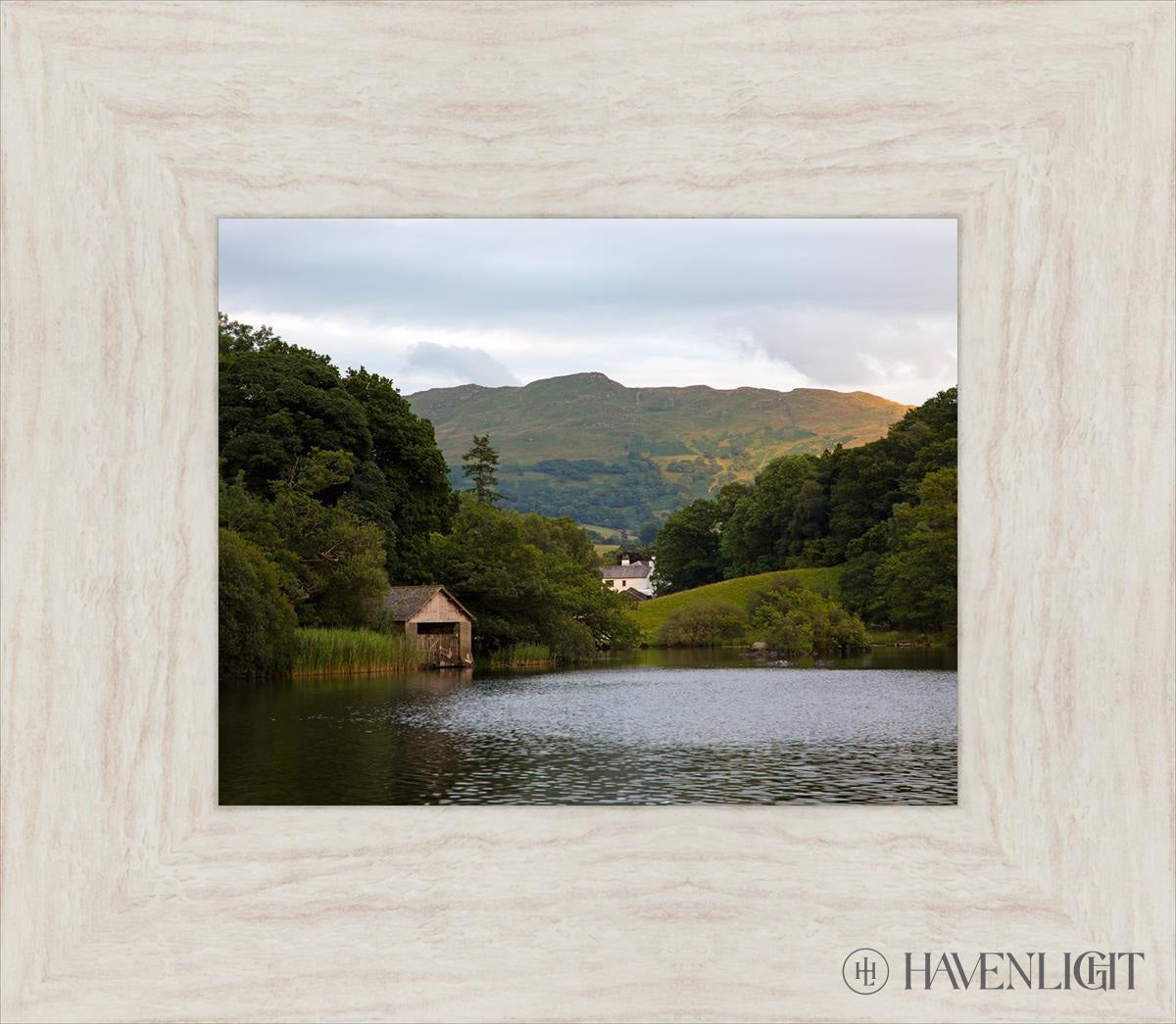 Plate 1 - Rydal Water Cottage Open Edition Print / 10 X 8 Ivory 15 1/2 13 Art