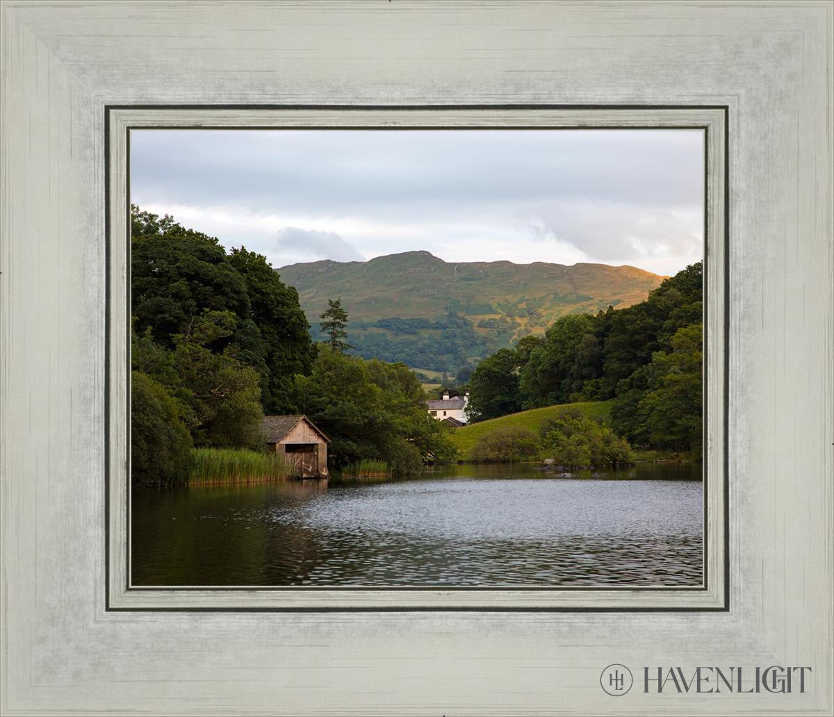 Plate 1 - Rydal Water Cottage Open Edition Print / 10 X 8 Silver 14 1/4 12 Art