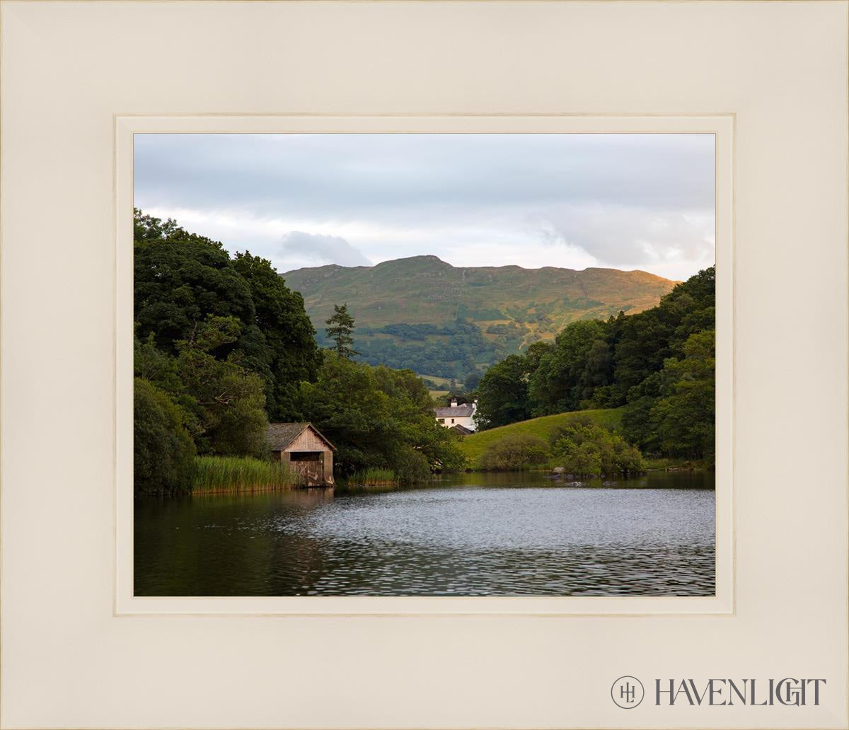 Plate 1 - Rydal Water Cottage Open Edition Print / 10 X 8 White 14 1/4 12 Art