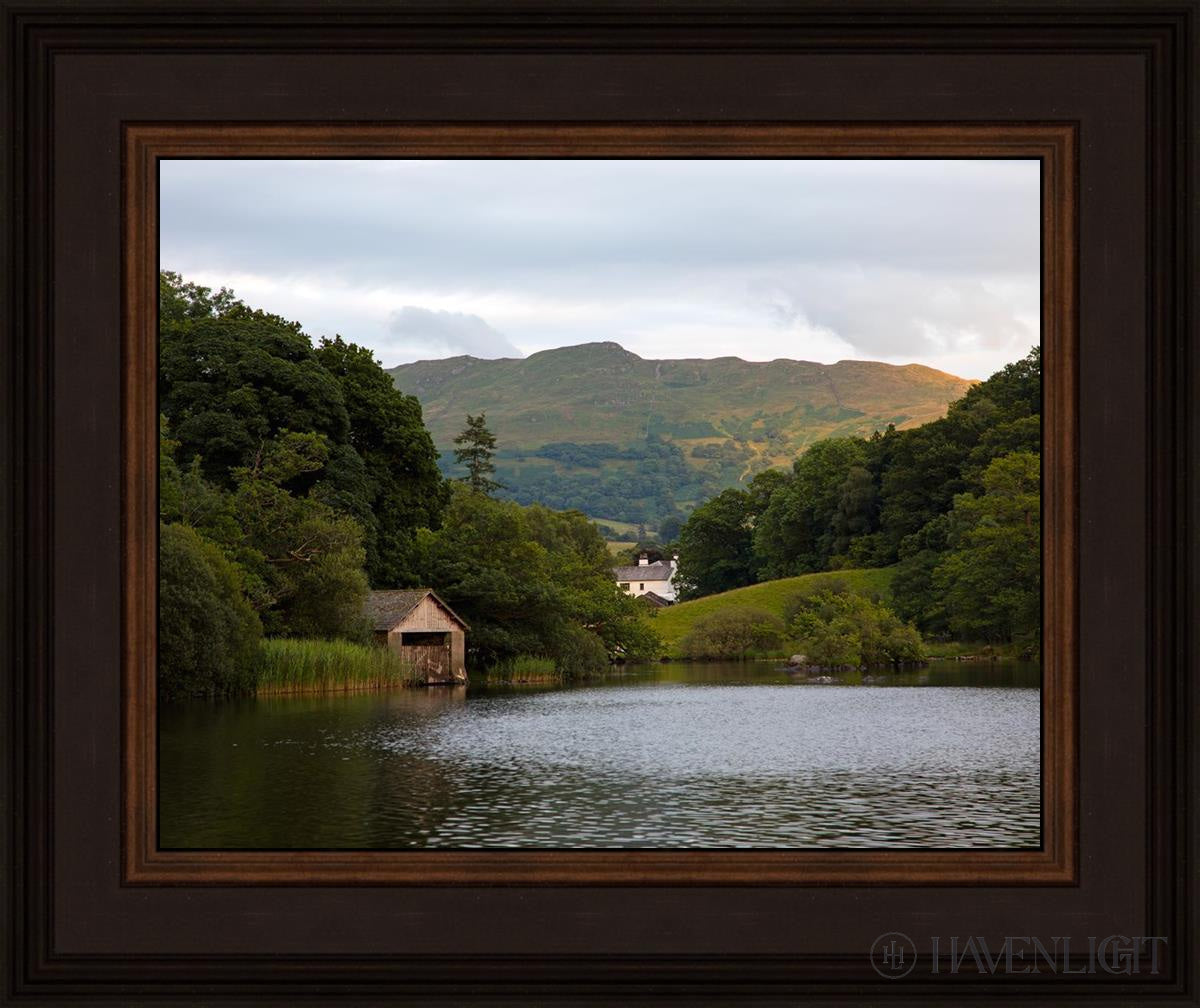 Plate 1 - Rydal Water Cottage Open Edition Print / 14 X 11 Brown 18 3/4 15 Art