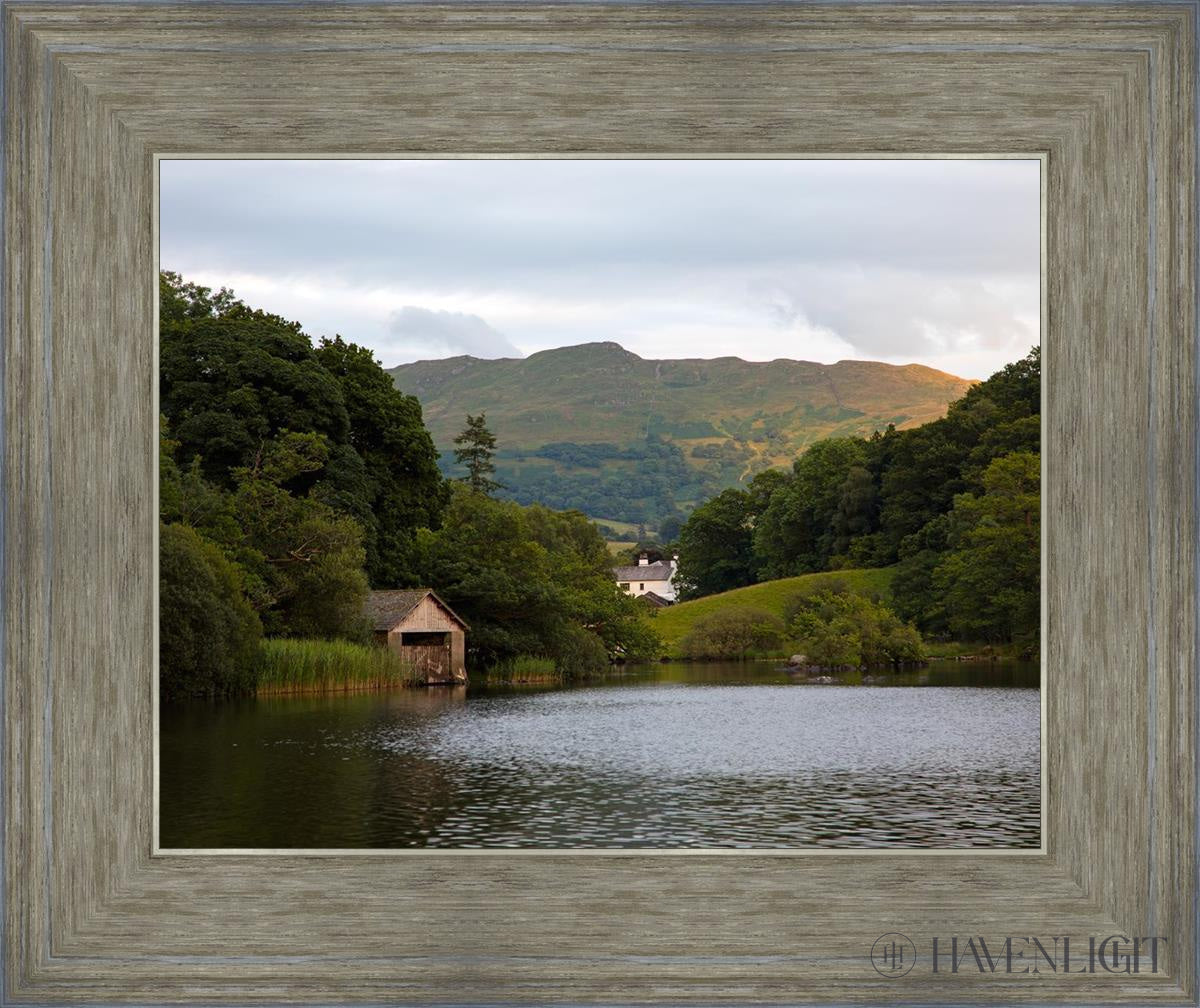 Plate 1 - Rydal Water Cottage Open Edition Print / 14 X 11 Gray 18 3/4 15 Art