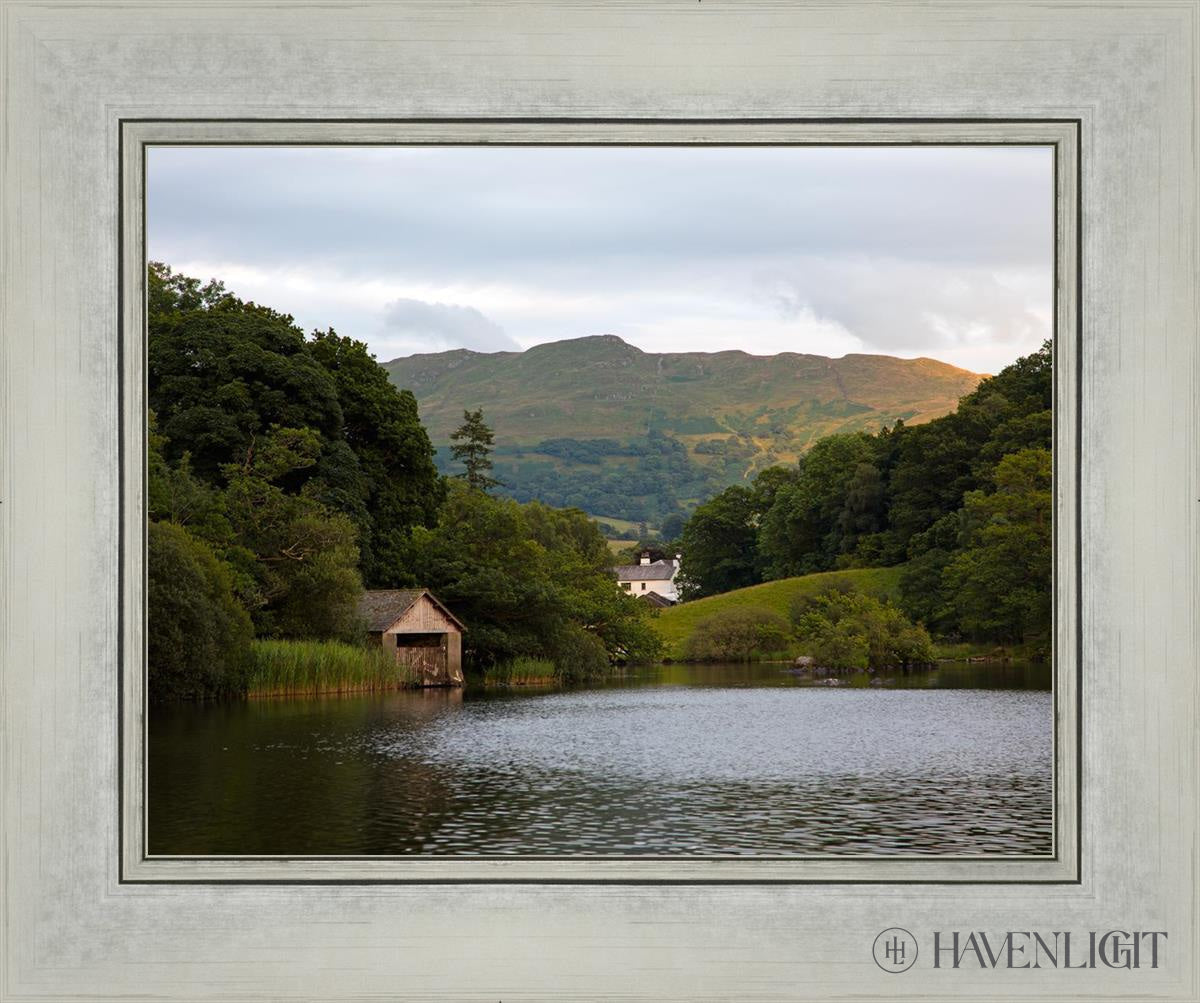 Plate 1 - Rydal Water Cottage Open Edition Print / 14 X 11 Silver 18 1/4 15 Art