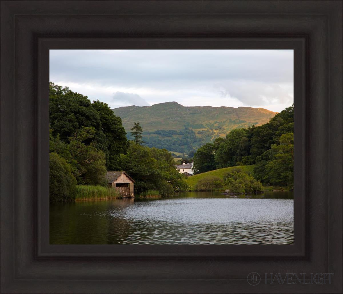 Plate 1 - Rydal Water Cottage Open Edition Print / 20 X 16 Brown 27 3/4 23 Art