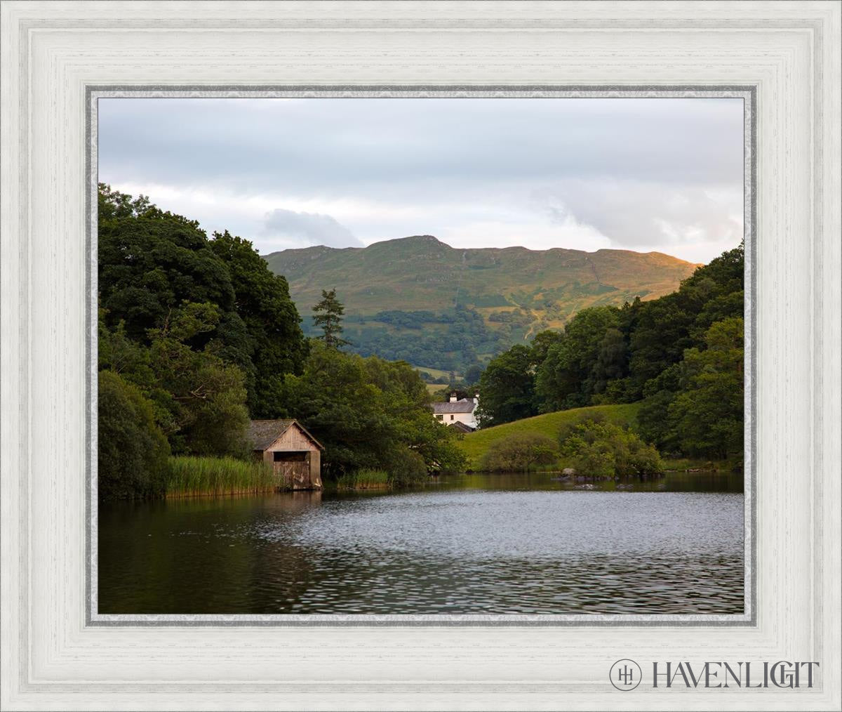 Plate 1 - Rydal Water Cottage Open Edition Print / 20 X 16 White 25 3/4 21 Art