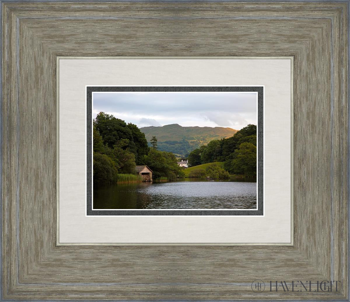 Plate 1 - Rydal Water Cottage Open Edition Print / 7 X 5 Gray 14 3/4 12 Art