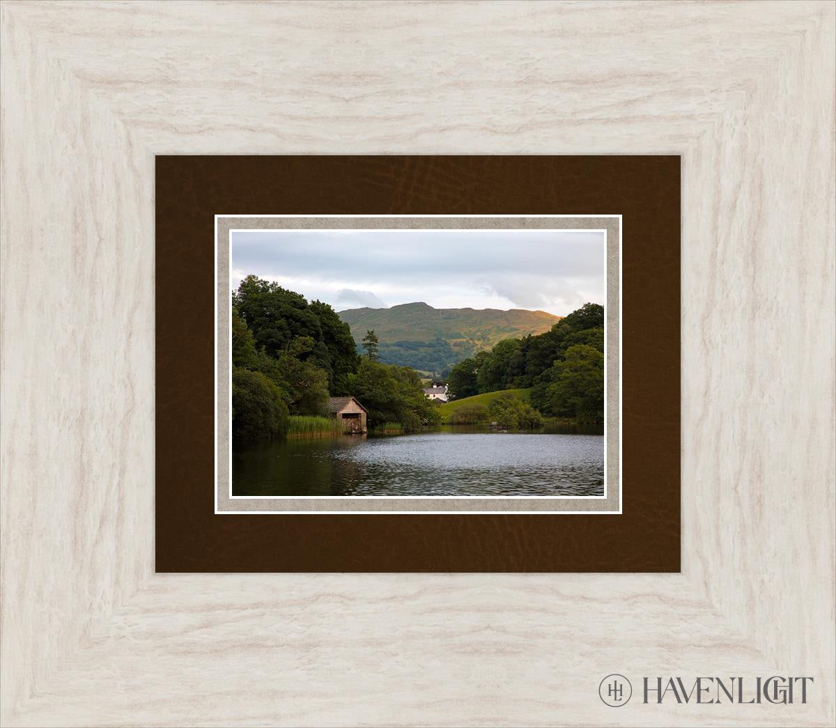 Plate 1 - Rydal Water Cottage Open Edition Print / 7 X 5 Ivory 15 1/2 13 Art
