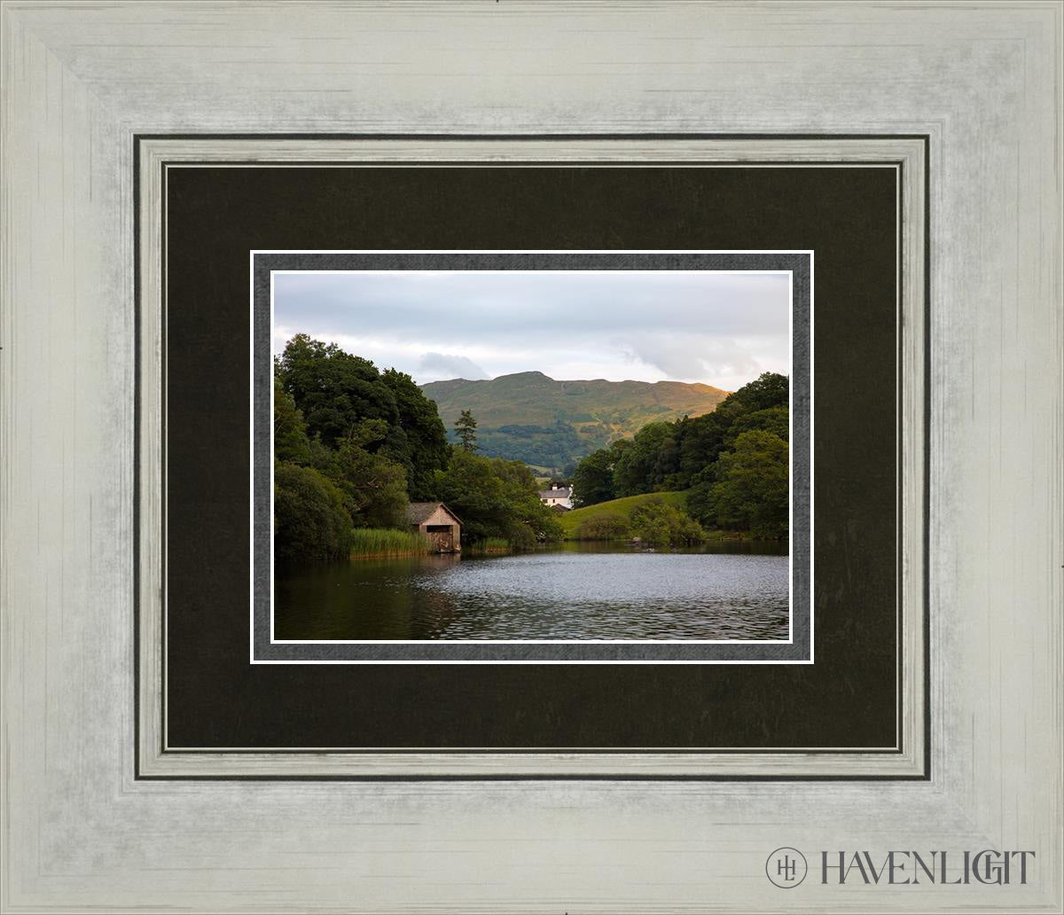 Plate 1 - Rydal Water Cottage Open Edition Print / 7 X 5 Silver 14 1/4 12 Art