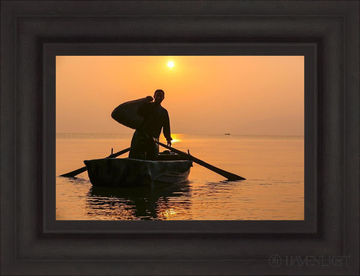 Plate 10 - Fishers Of Men Series 4 Open Edition Canvas / 18 X 12 Brown 25 3/4 19 Art