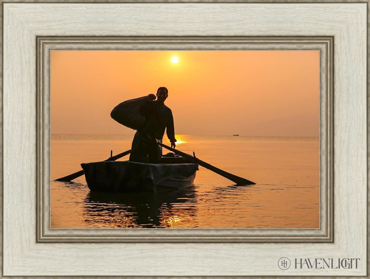 Plate 10 - Fishers Of Men Series 4 Open Edition Canvas / 18 X 12 Ivory 24 1/2 Art