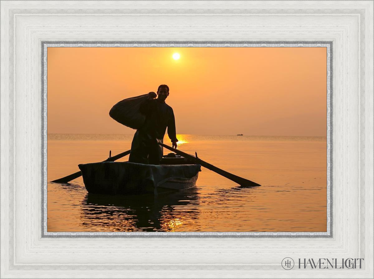 Plate 10 - Fishers Of Men Series 4 Open Edition Canvas / 18 X 12 White 23 3/4 17 Art