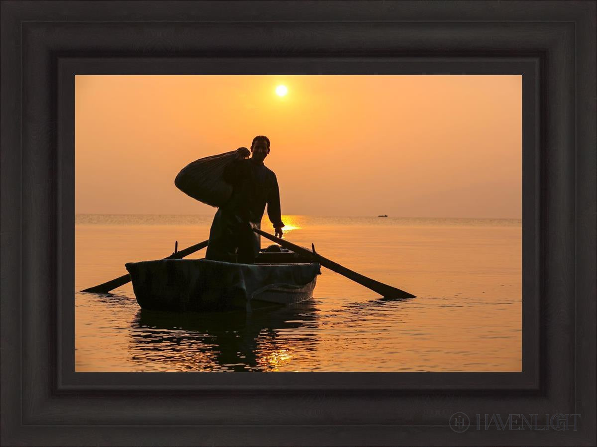 Plate 10 - Fishers Of Men Series 4 Open Edition Canvas / 24 X 16 Brown 31 3/4 23 Art