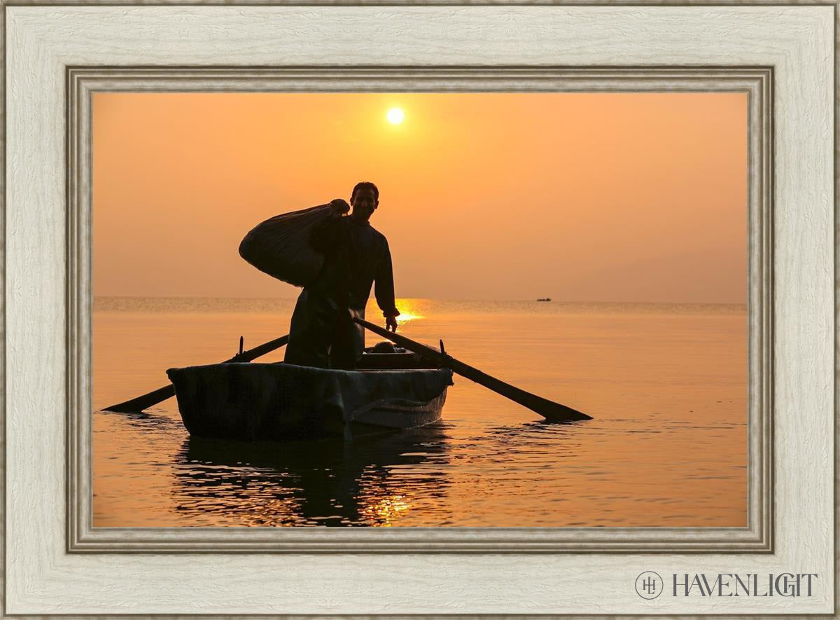 Plate 10 - Fishers Of Men Series 4 Open Edition Canvas / 24 X 16 Ivory 30 1/2 22 Art