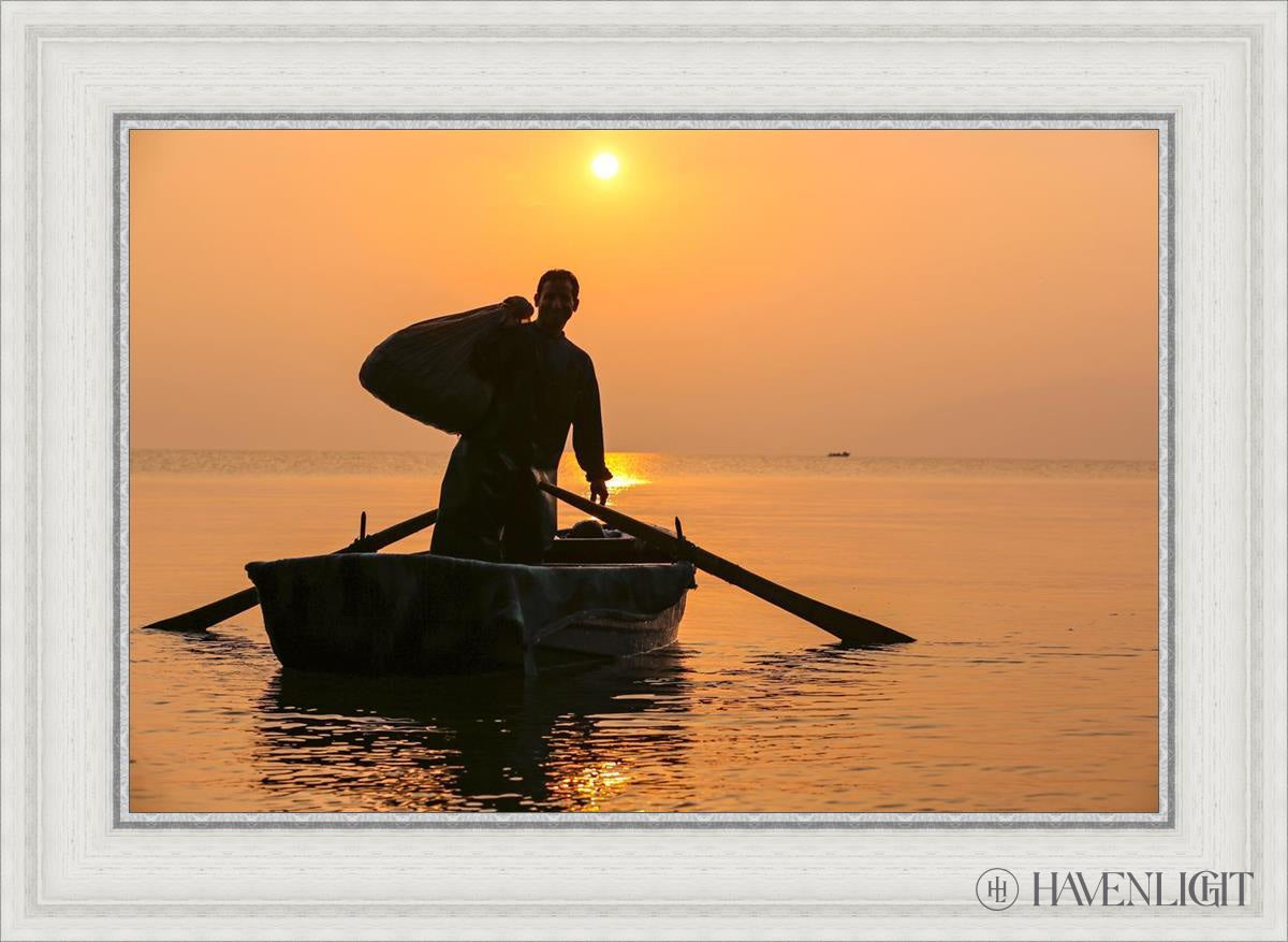 Plate 10 - Fishers Of Men Series 4 Open Edition Canvas / 24 X 16 White 29 3/4 21 Art