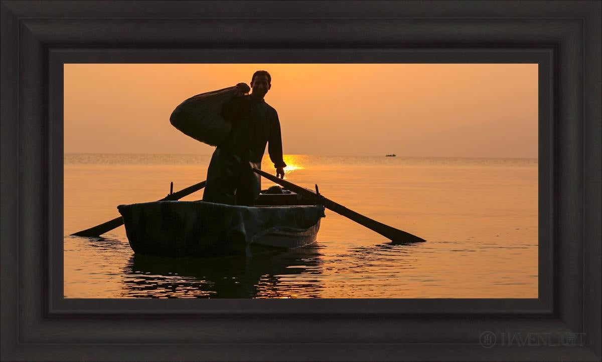 Plate 10 - Fishers Of Men Series 4 Open Edition Canvas / 30 X 15 Brown 37 3/4 22 Art