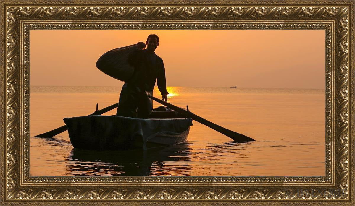 Plate 10 - Fishers Of Men Series 4 Open Edition Canvas / 30 X 15 Gold 35 3/4 20 Art