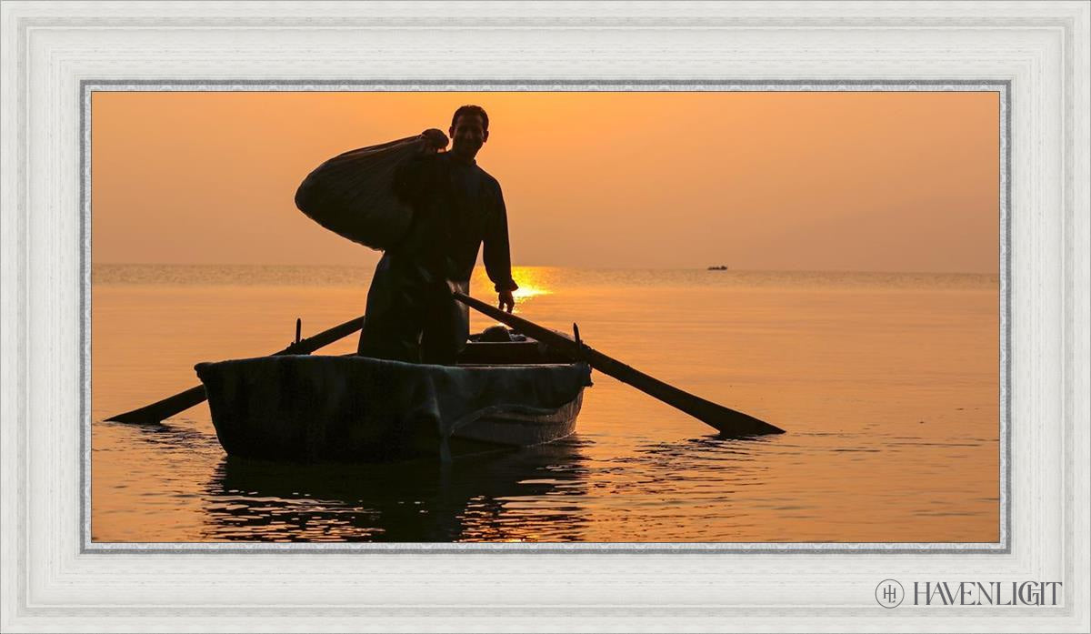Plate 10 - Fishers Of Men Series 4 Open Edition Canvas / 30 X 15 White 35 3/4 20 Art