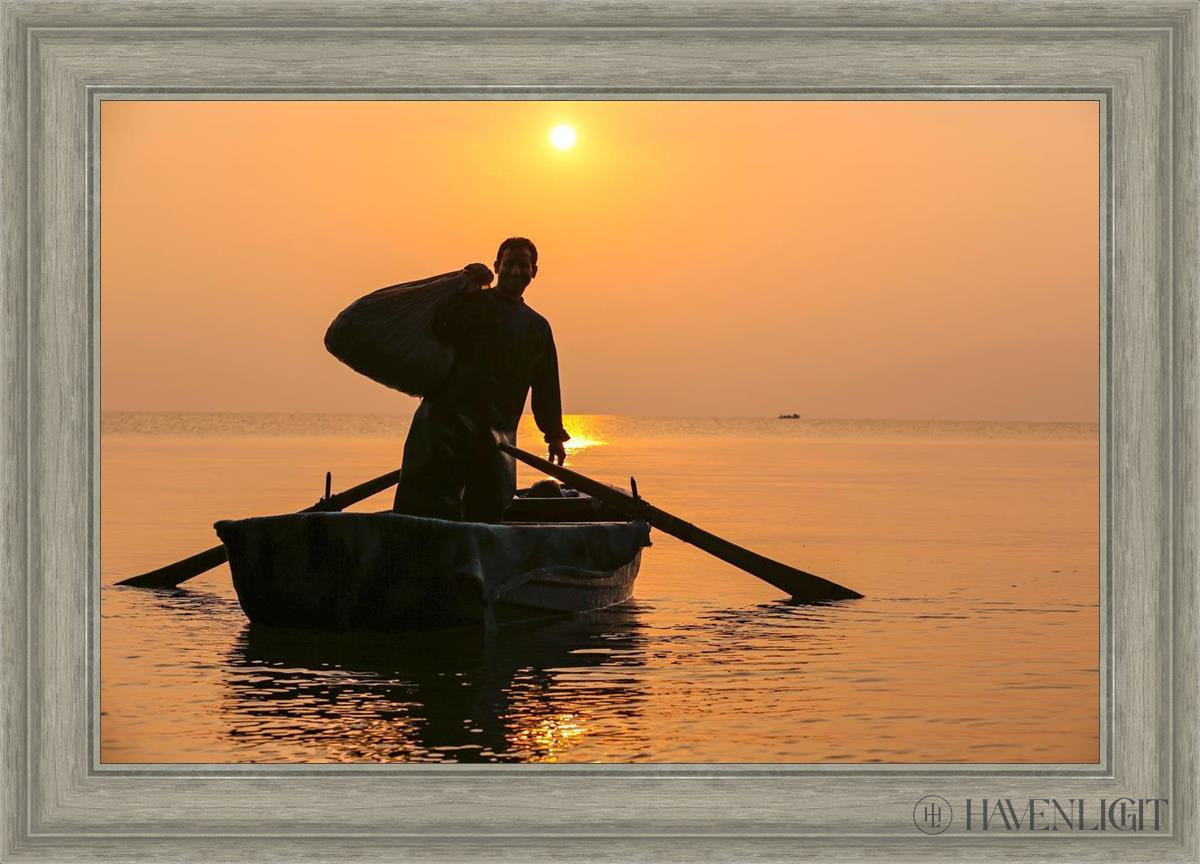 Plate 10 - Fishers Of Men Series 4 Open Edition Canvas / 30 X 20 Gray 35 3/4 25 Art