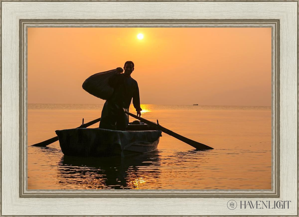 Plate 10 - Fishers Of Men Series 4 Open Edition Canvas / 30 X 20 Ivory 36 1/2 26 Art