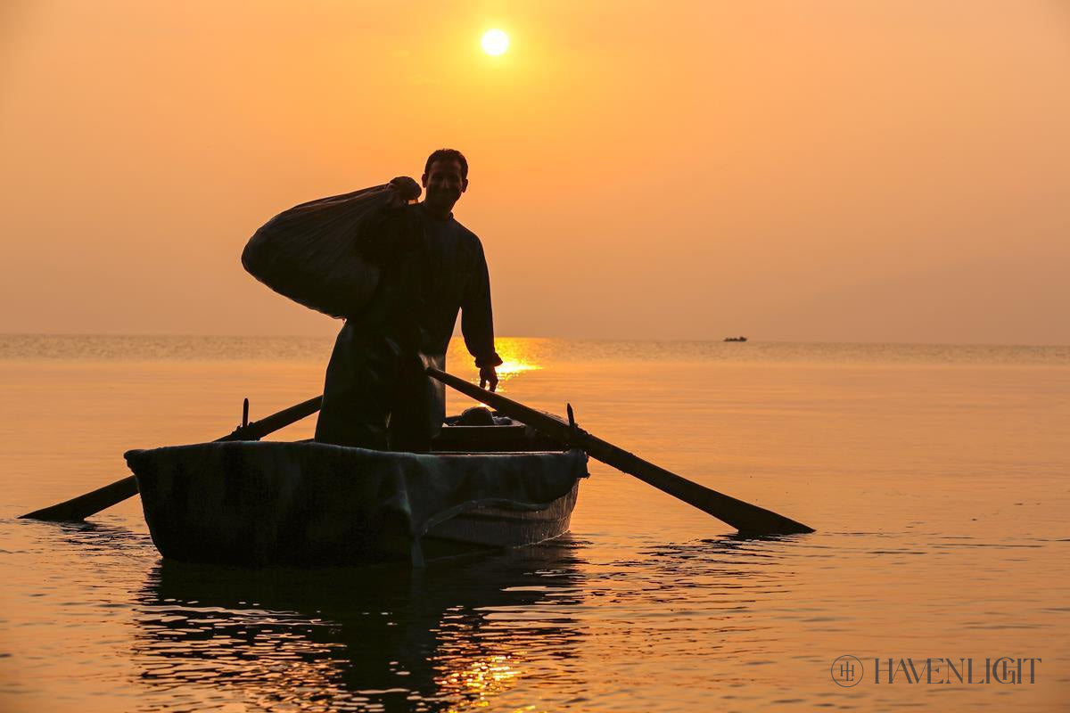 Plate 10 - Fishers Of Men Series 4 Open Edition Canvas / 30 X 20 Rolled In Tube Art