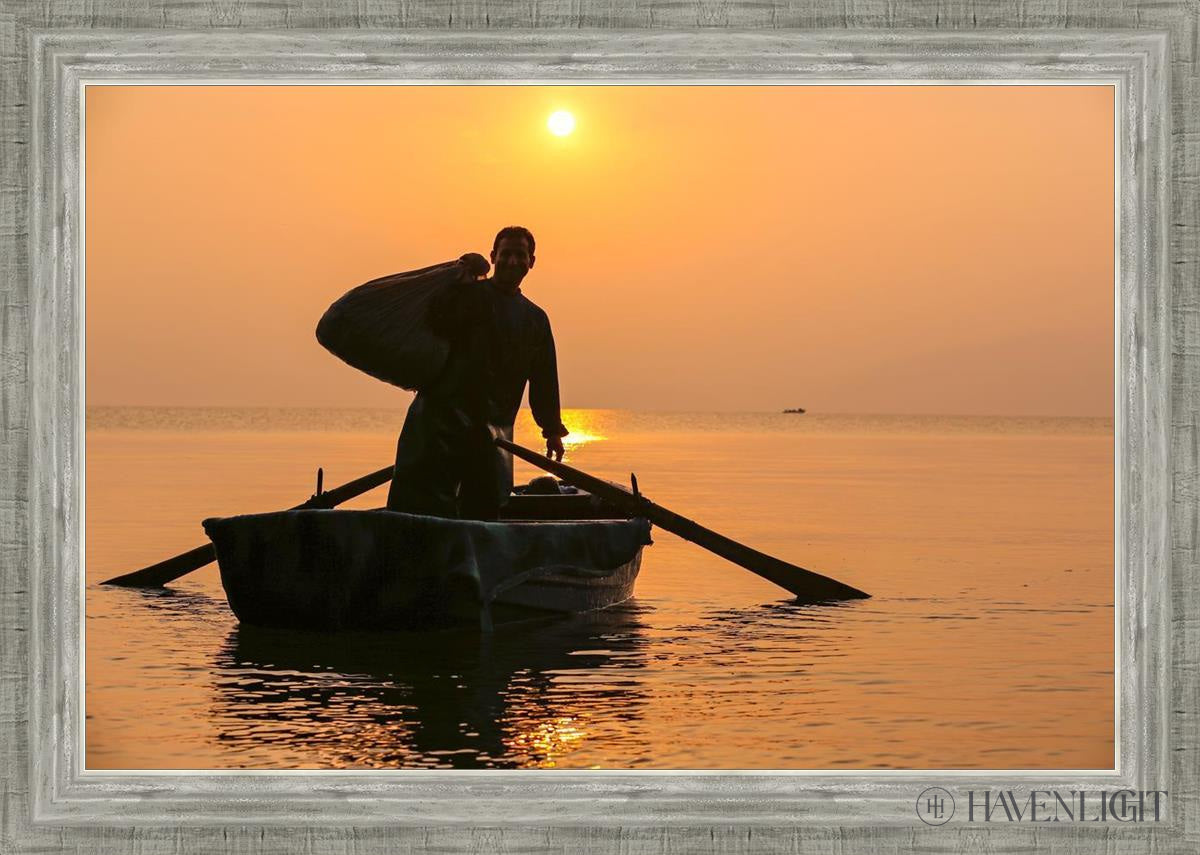 Plate 10 - Fishers Of Men Series 4 Open Edition Canvas / 30 X 20 Silver 34 3/4 24 Art