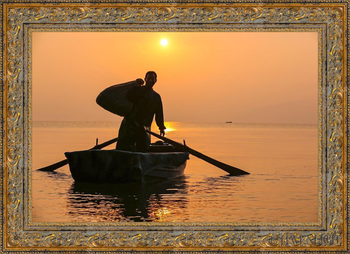 Plate 10 - Fishers Of Men Series 4 Open Edition Canvas / 36 X 24 Gold 43 3/4 31 Art