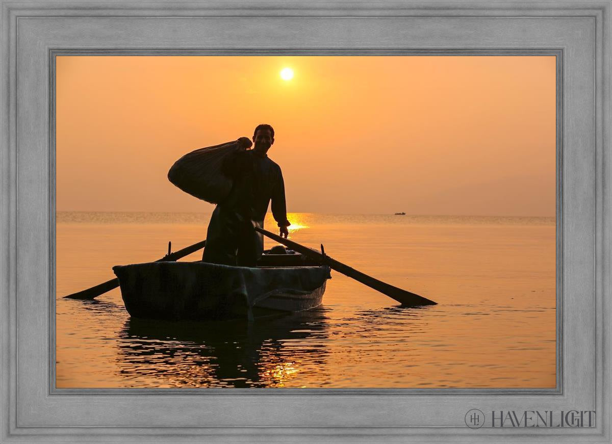 Plate 10 - Fishers Of Men Series 4 Open Edition Canvas / 36 X 24 Gray 43 3/4 31 Art