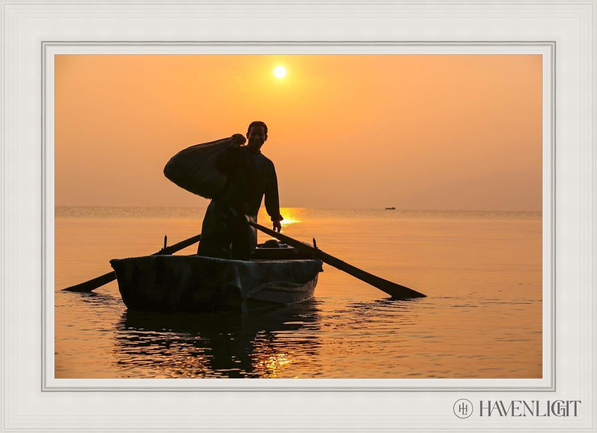 Plate 10 - Fishers Of Men Series 4 Open Edition Canvas / 36 X 24 White 43 3/4 31 Art