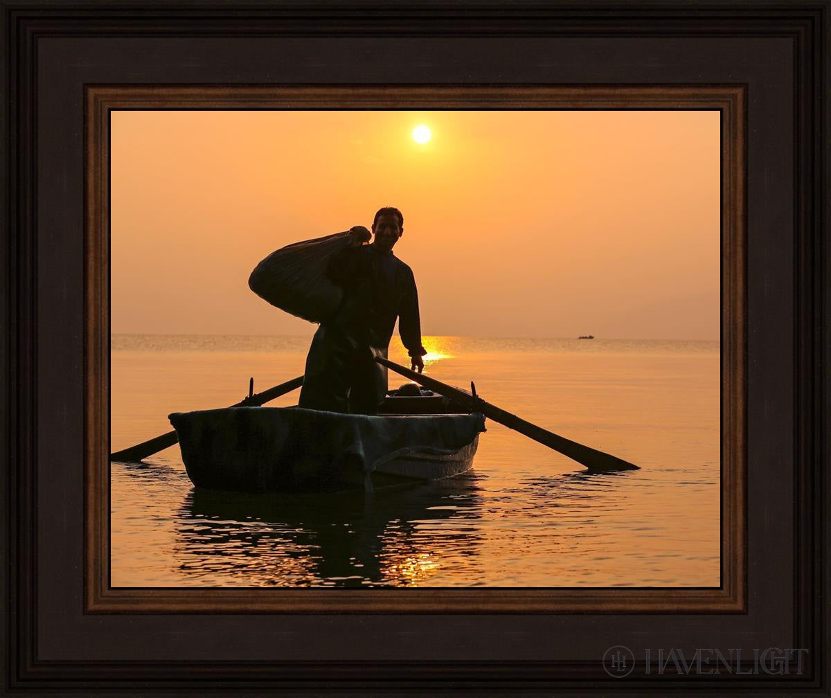 Plate 10 - Fishers Of Men Series 4 Open Edition Print / 14 X 11 Brown 18 3/4 15 Art