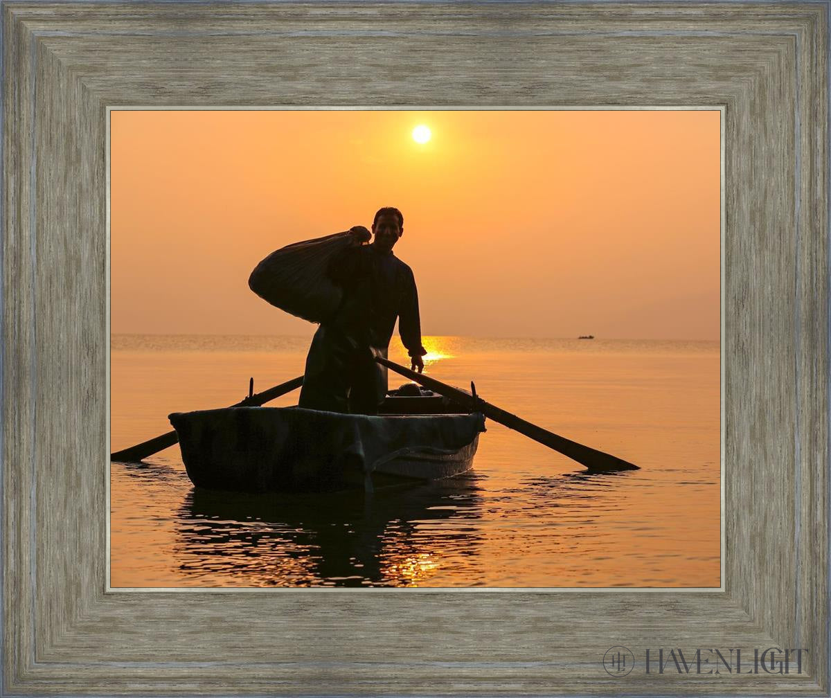 Plate 10 - Fishers Of Men Series 4 Open Edition Print / 14 X 11 Gray 18 3/4 15 Art