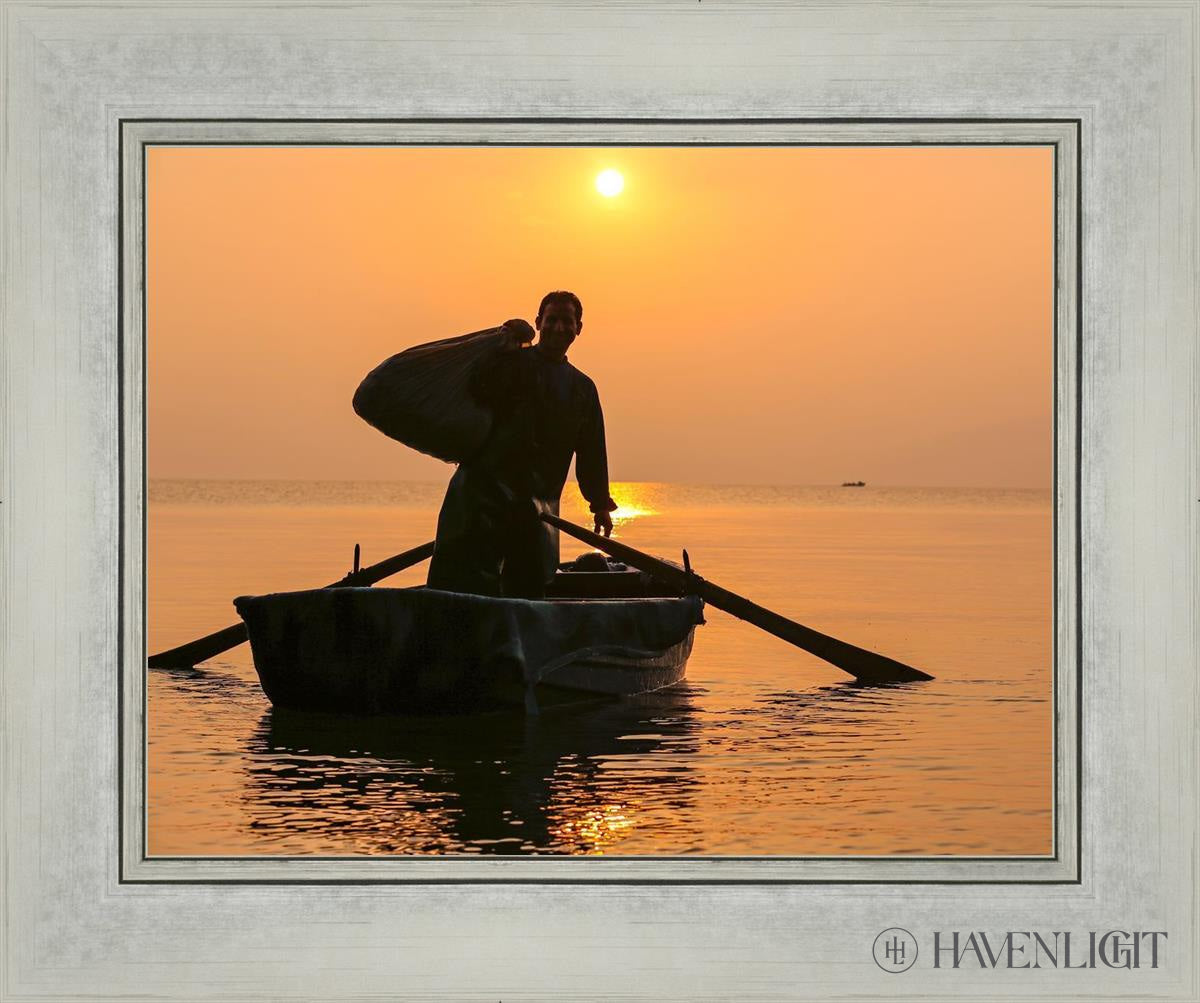 Plate 10 - Fishers Of Men Series 4 Open Edition Print / 14 X 11 Silver 18 1/4 15 Art